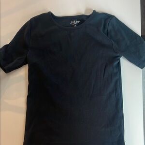J.Crew Classic Black Tee